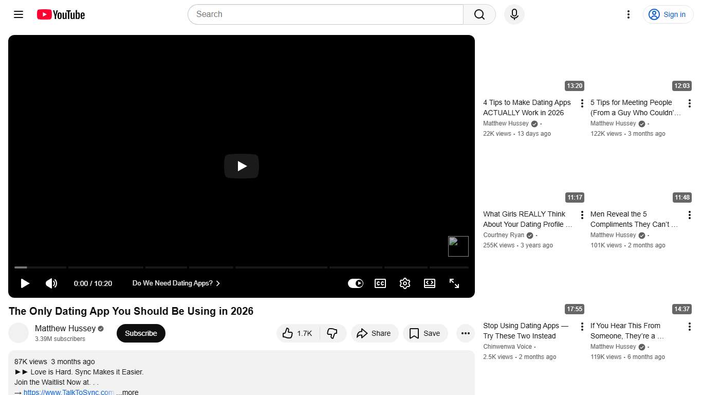 The Only Dating App You Should Be Using in 2026 - YouTube